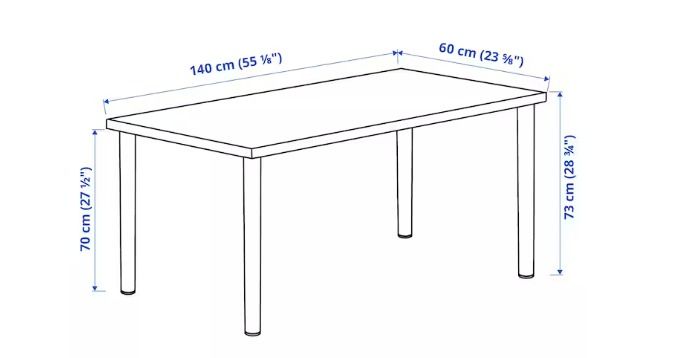LAGKAPTEN / ALEX desk, white stained oak effect/white, 140x60 cm - IKEA