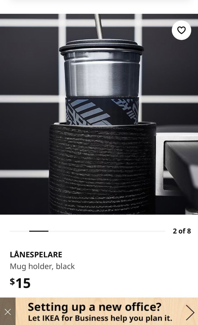LÅNESPELARE Cup holder, black - IKEA