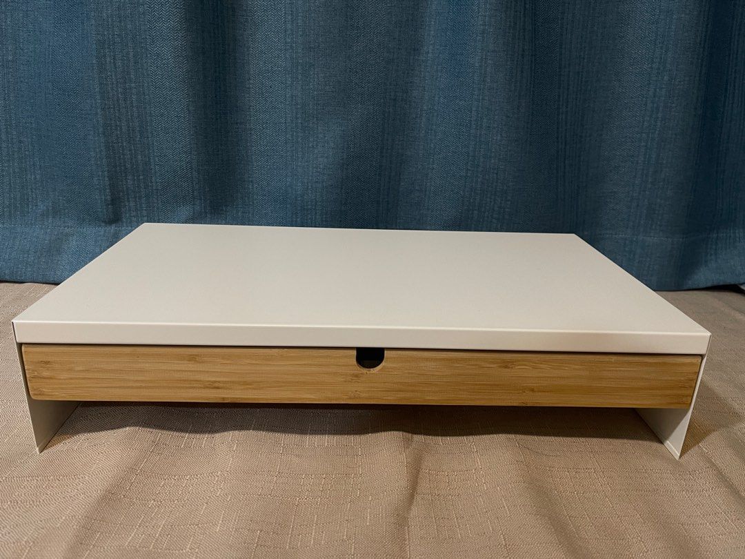 IKEA Monitor stand with drawer, Furniture & Home Living, Furniture