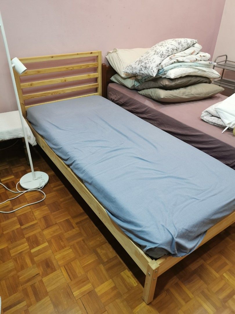 IKEA Tarva Single Bed, Furniture & Home Living, Furniture, Bed Frames