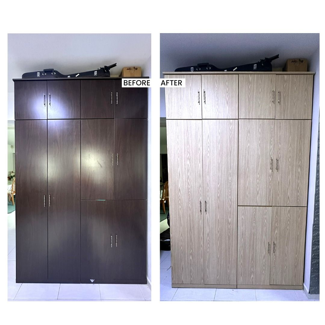 INFEEL Wardrobe Laminate Sticker / Furniture Laminate / Door Wrapping