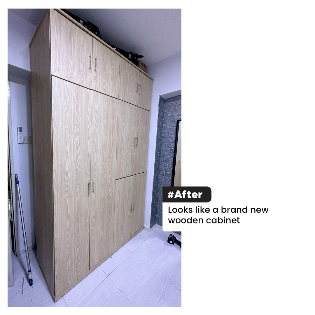 INFEEL Wardrobe Laminate Sticker / Furniture Laminate / Door Wrapping