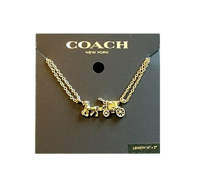 Coach horse and carriage necklace shop