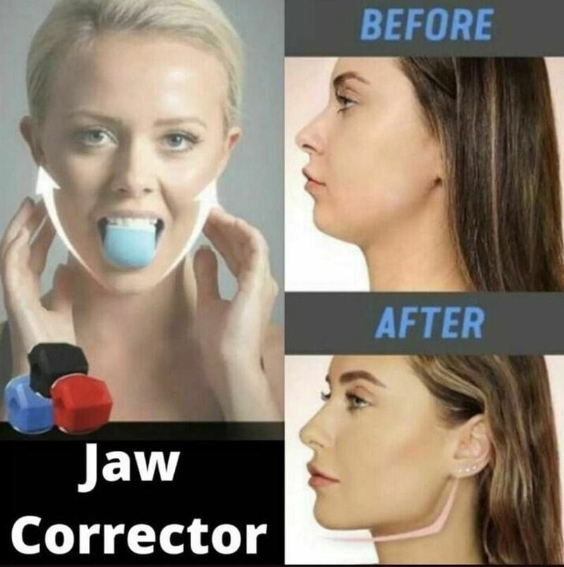 Jawlineme before and after hot sale