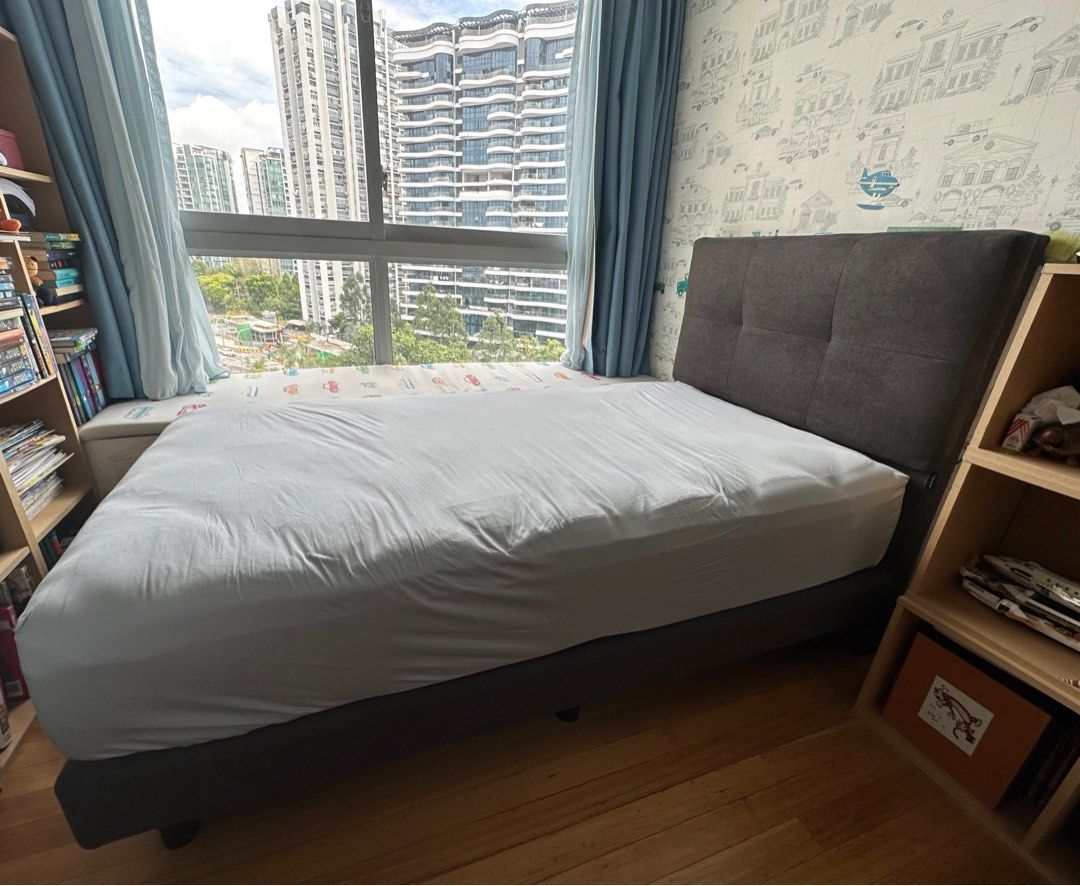 King Koil bed frame only Super Single, Furniture & Home Living