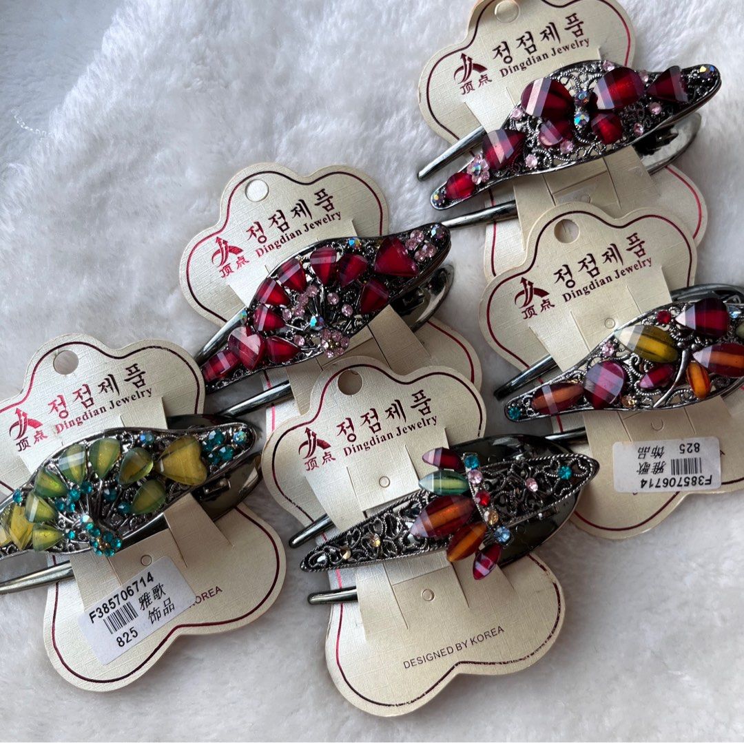 Korea Crystal Hair Clips Hair Accessories