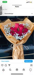 LAST MIN | avail Valentine’s Day gift fresh rose bouquet gf bf couple friends family