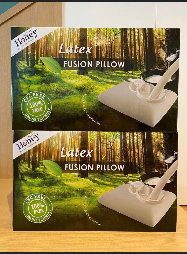 Latex pillow x 2 pieces brand new!!, Furniture & Home Living, Bedding