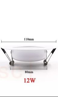 10 sets of LED Downlight 12W
