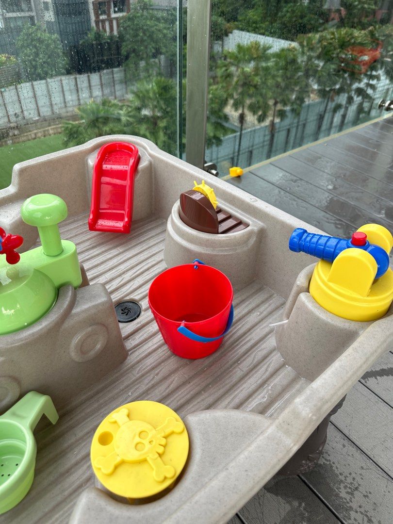 Step 2 pirate ship water table clearance