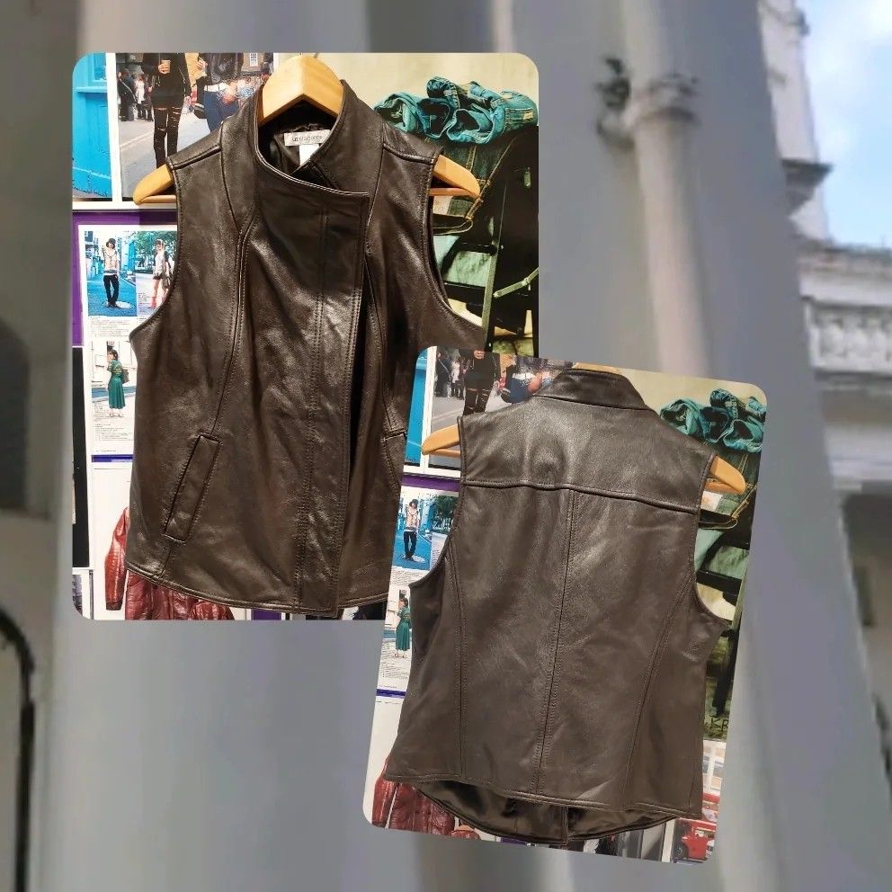Claiborne top outerwear lambskin
