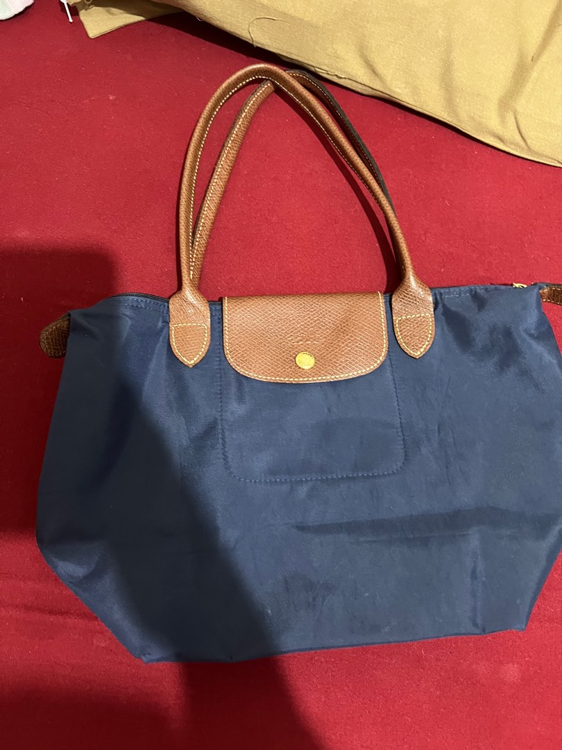 Longchamp medium size long handle, Luxury, Bags & Wallets on Carousell