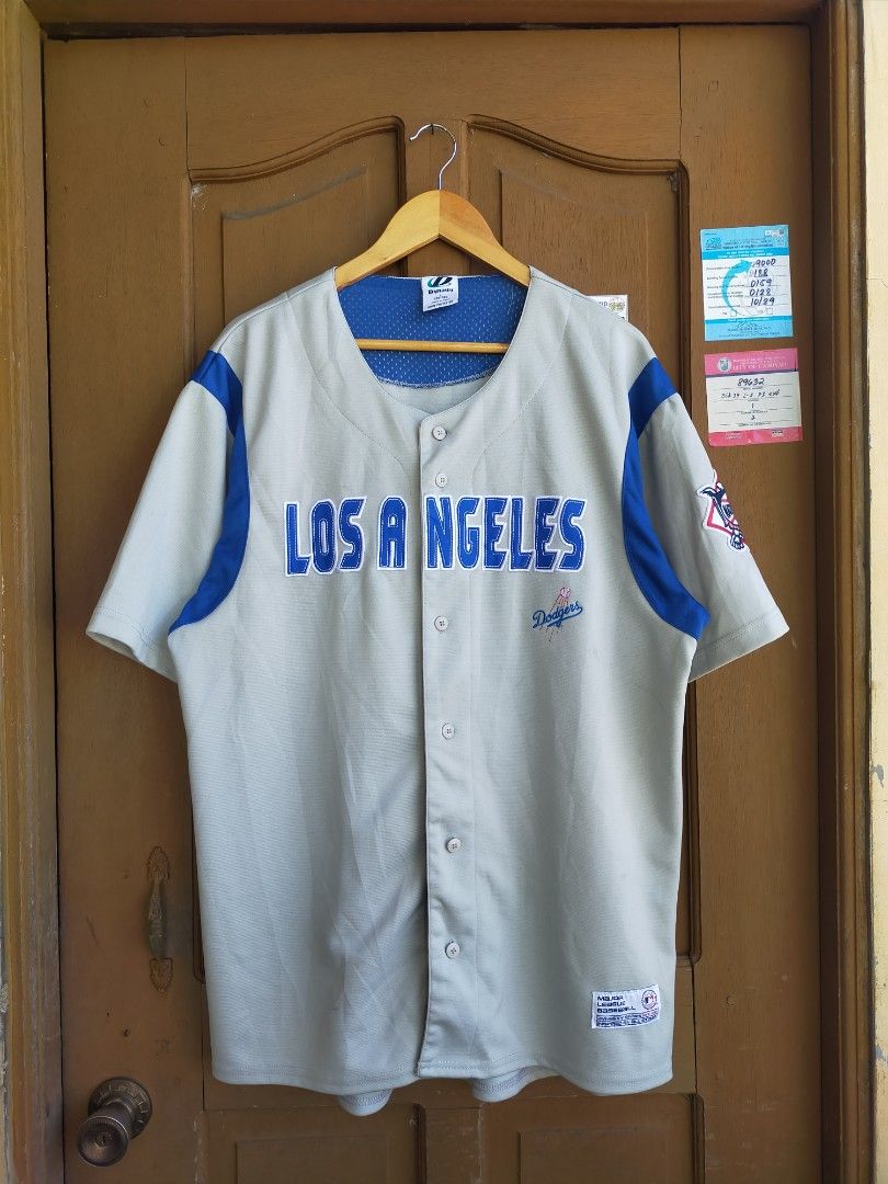 Los Angeles Dodgers, Shirts, Los Angeles Dodgers Short Sleeve Jersey Size  L Button Down Mlb Dynasty Series