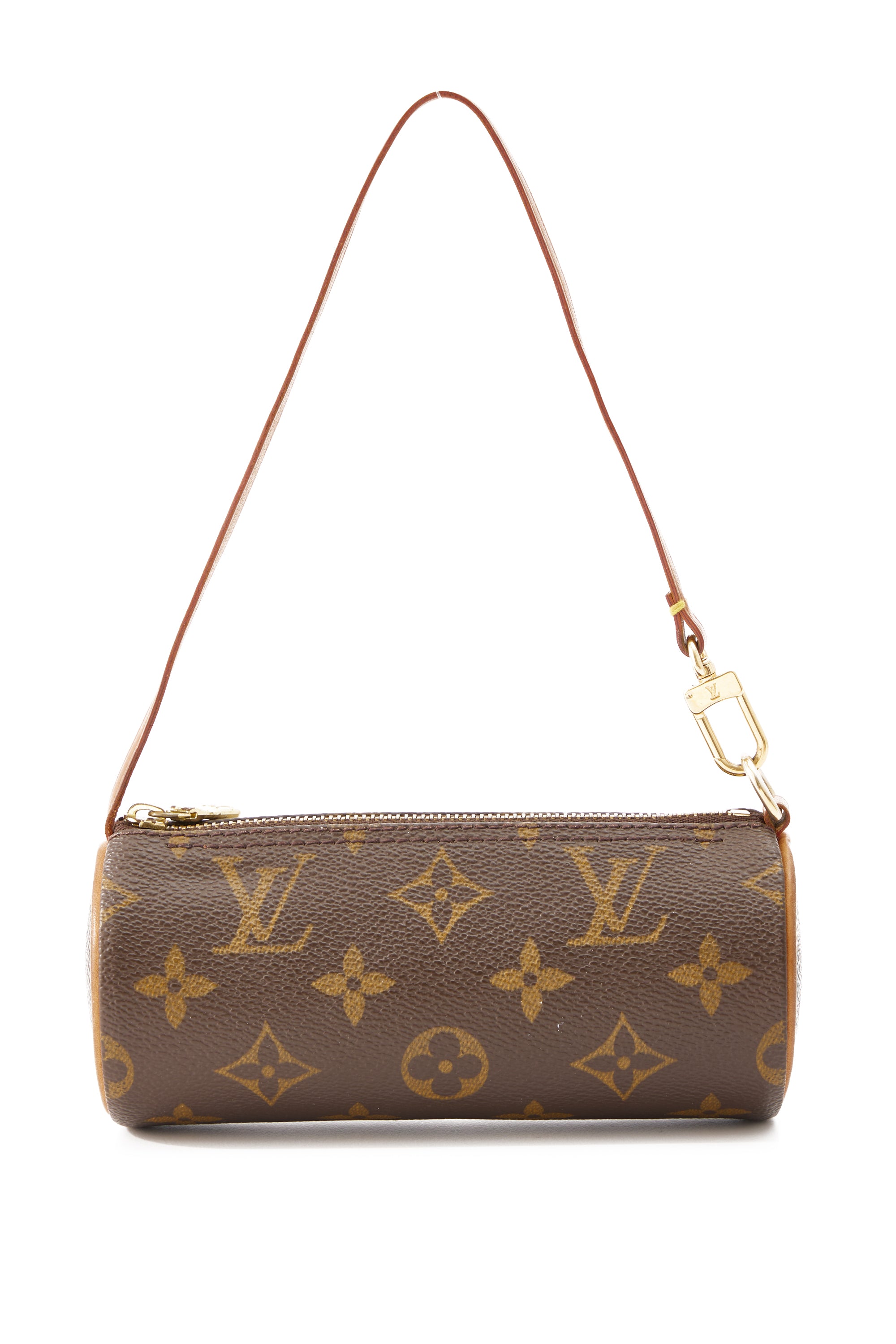 Louis Vuitton Monogram Mini Papillon Pochette Bag Brown