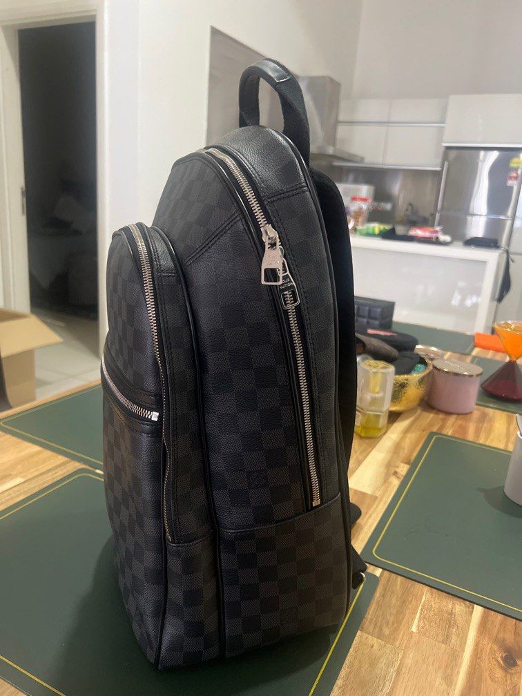 LV Michael damier backpack, Luxury, Bags & Wallets on Carousell