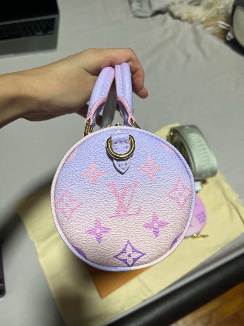 Louis Vuitton Papillon BB Sunrise Pastel in Coated Canvas with
