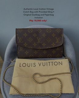 LV clutch bag w/ provided sling