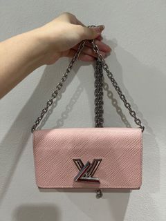 Louis Vuitton Twist Chain Wallet Limited Edition Chain Flower