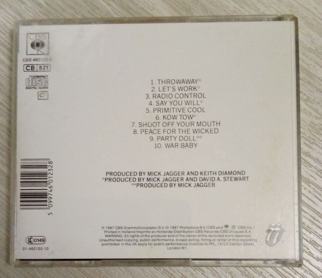 Mick Jagger cd, Hobbies & Toys, Music & Media, CDs & DVDs on Carousell