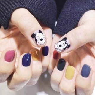 Mickey Mouse Inspired Nail Stickers Polish Effects Stickers Wraps