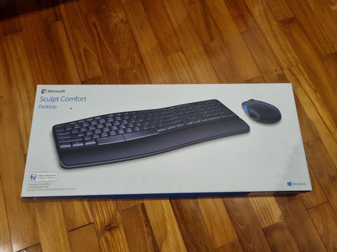 Microsoft Sculpt Comfort Wireless keyboard and mouse, Computers & Tech, Parts & Accessories