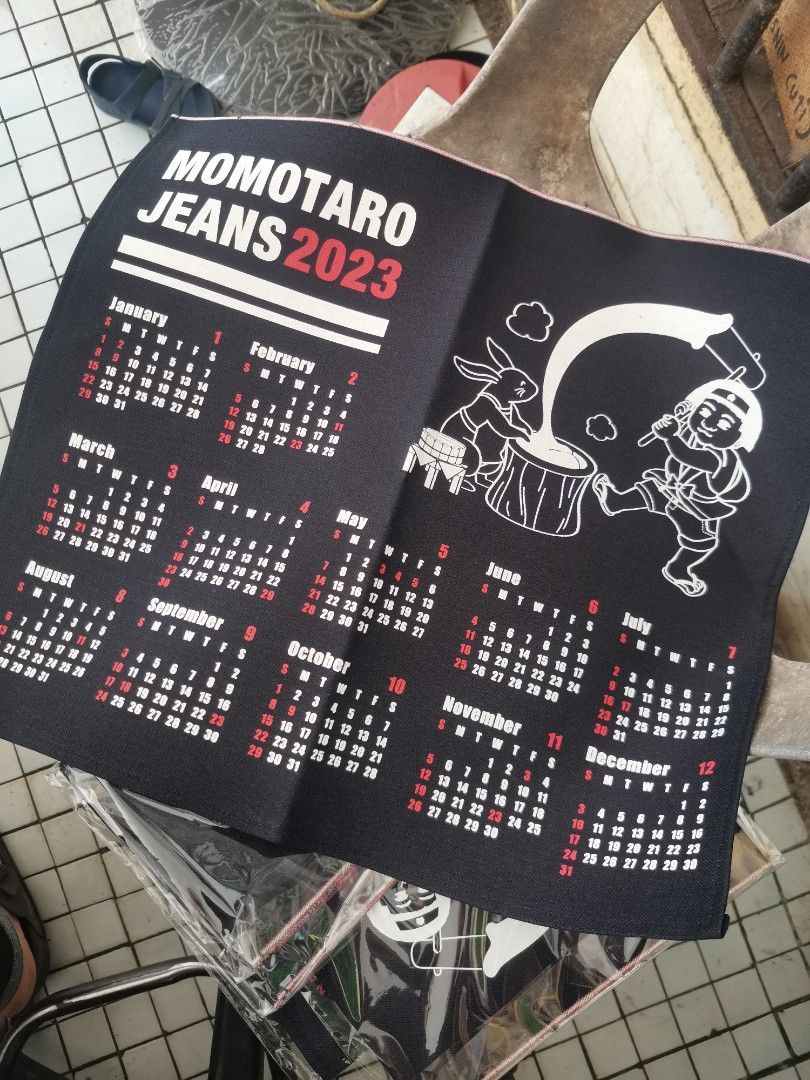 Momotaro Jeans Calendar 2023 Officiall, Men's Fashion, Bottoms, Jeans On  Carousell