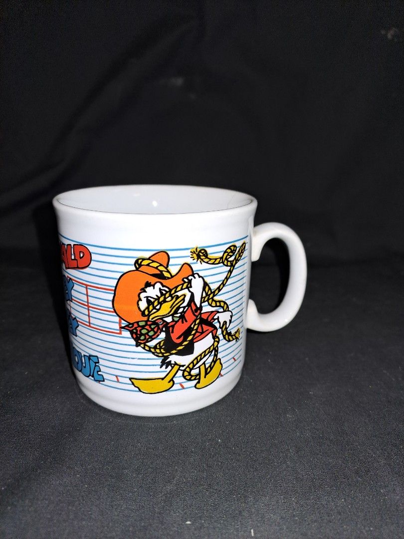 Very Old Coffee Mug donald Duck, Disney, Original 70s Mug, Cup, Drinking Mug,  Vintage England, Kilncraft 