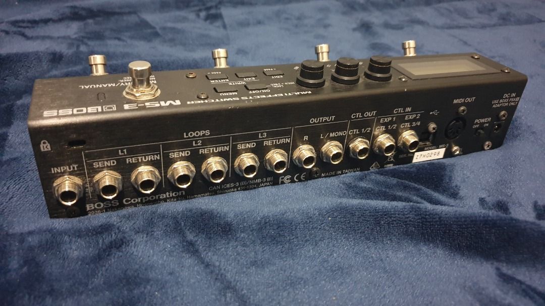 Multi Effects Switcher Boss Ms3, Hobbies & Toys, Music & Media