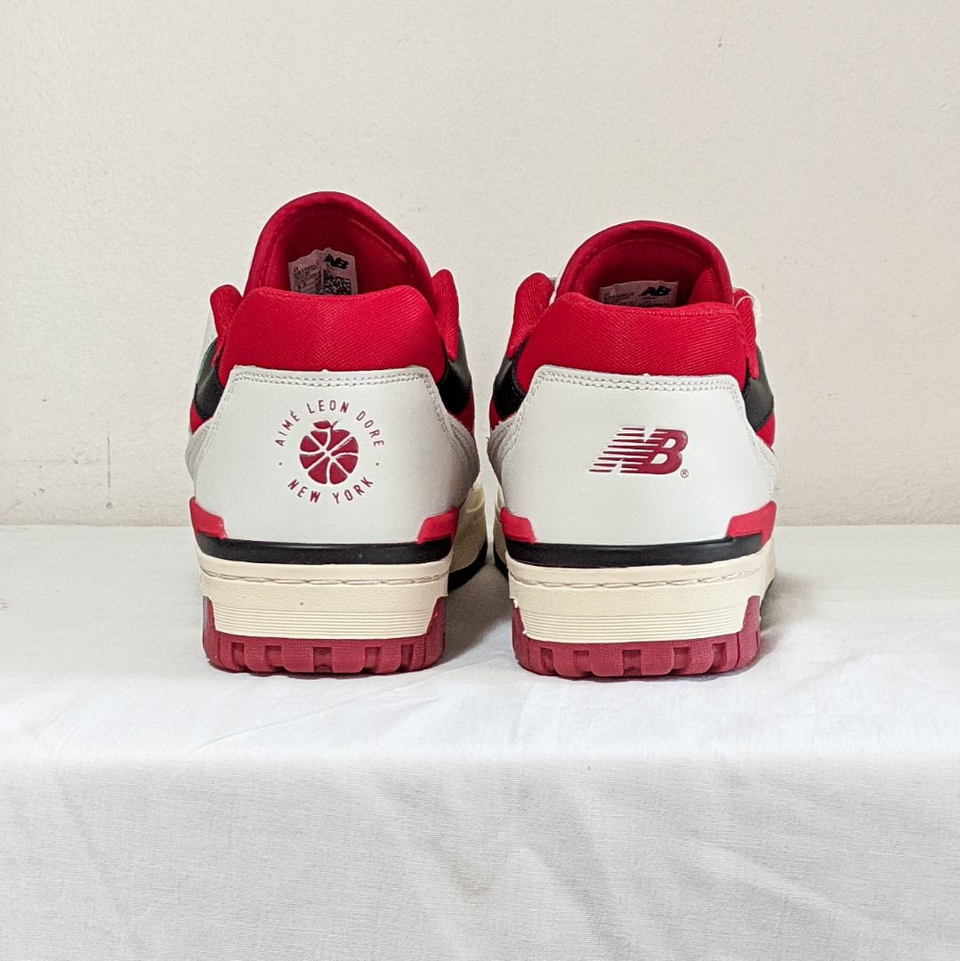 New Balance 550. Red 8,5 Us Actual Photos., Men'S Fashion, Footwear,  Sneakers On Carousell
