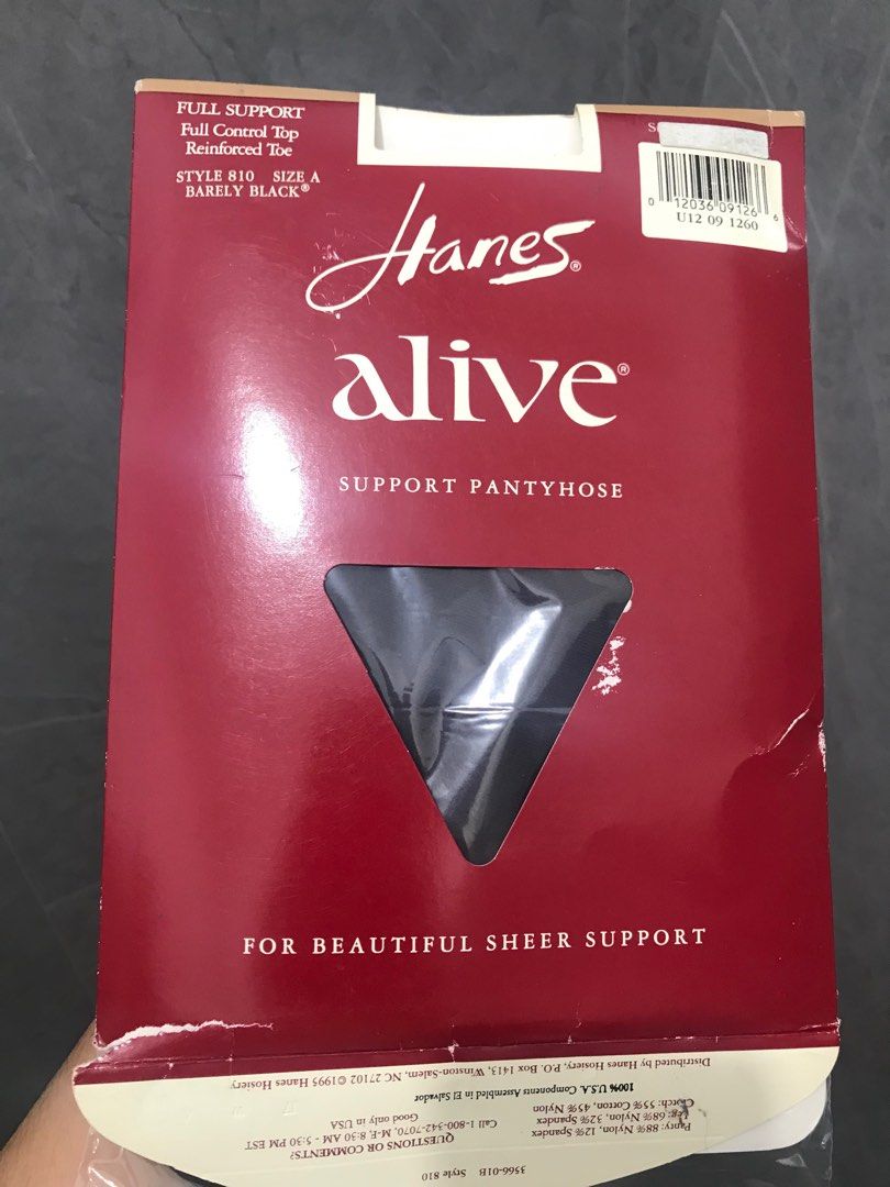 New Hanes alive pantyhose