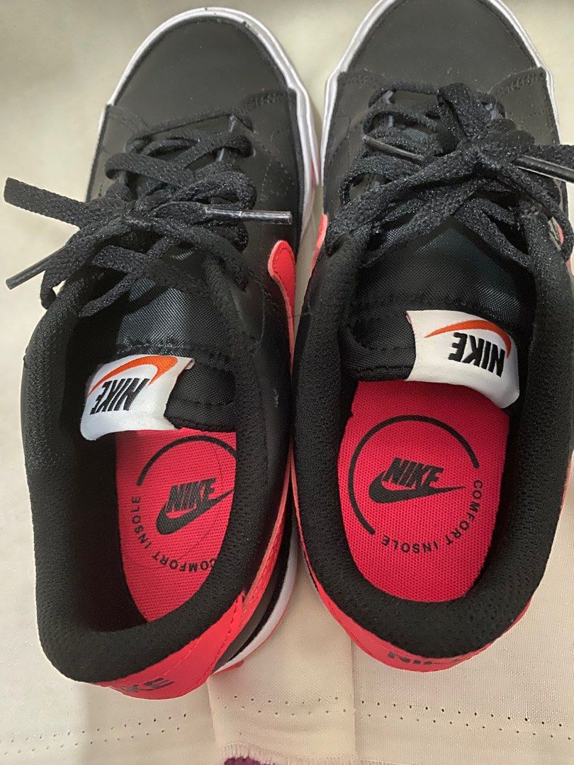 Nike Court Legacy Black Red Shoes Women #39 s Fashion Footwear