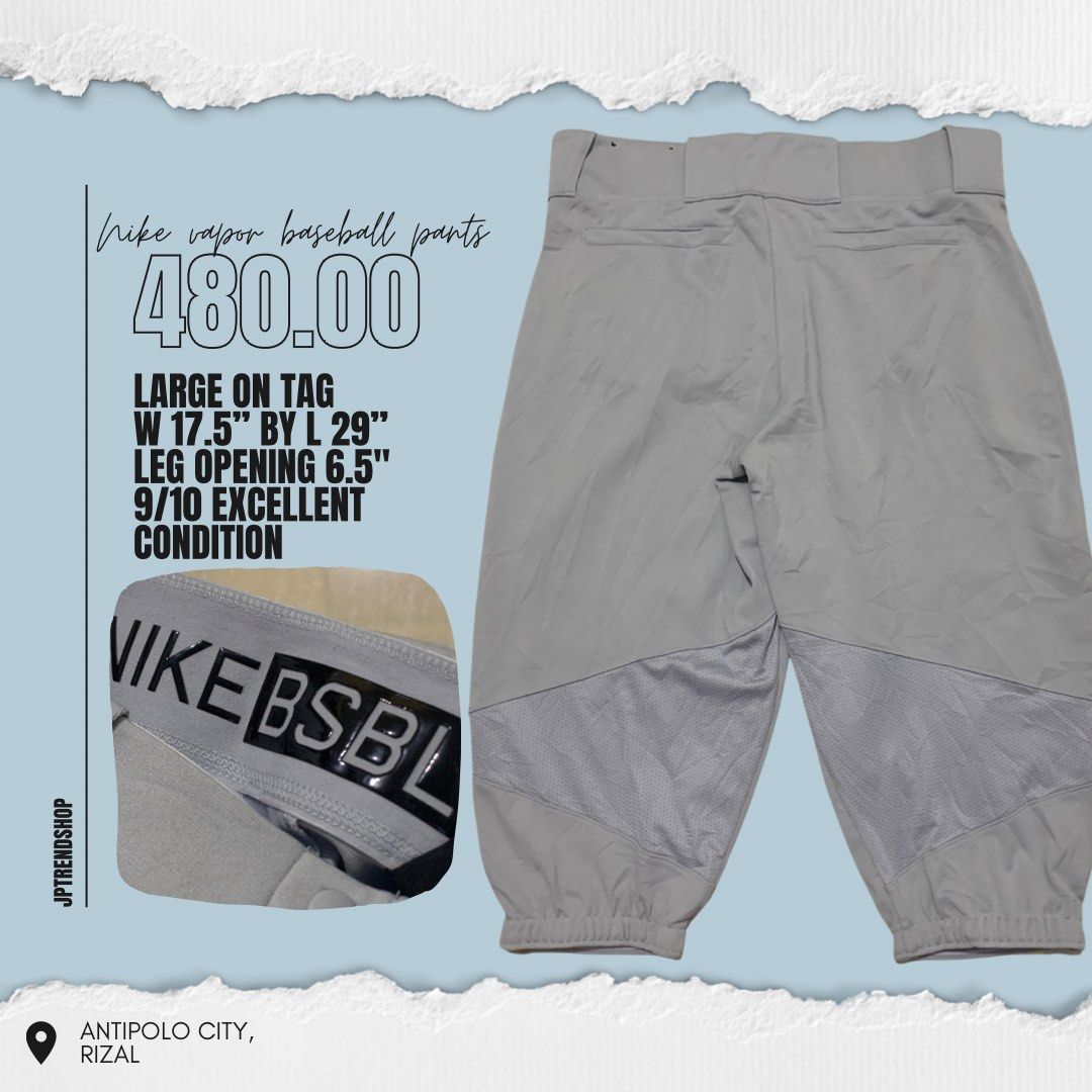 NIKE VAPOR PRO SLIM FIT BASEBALL PANTS Men s Fashion Activewear