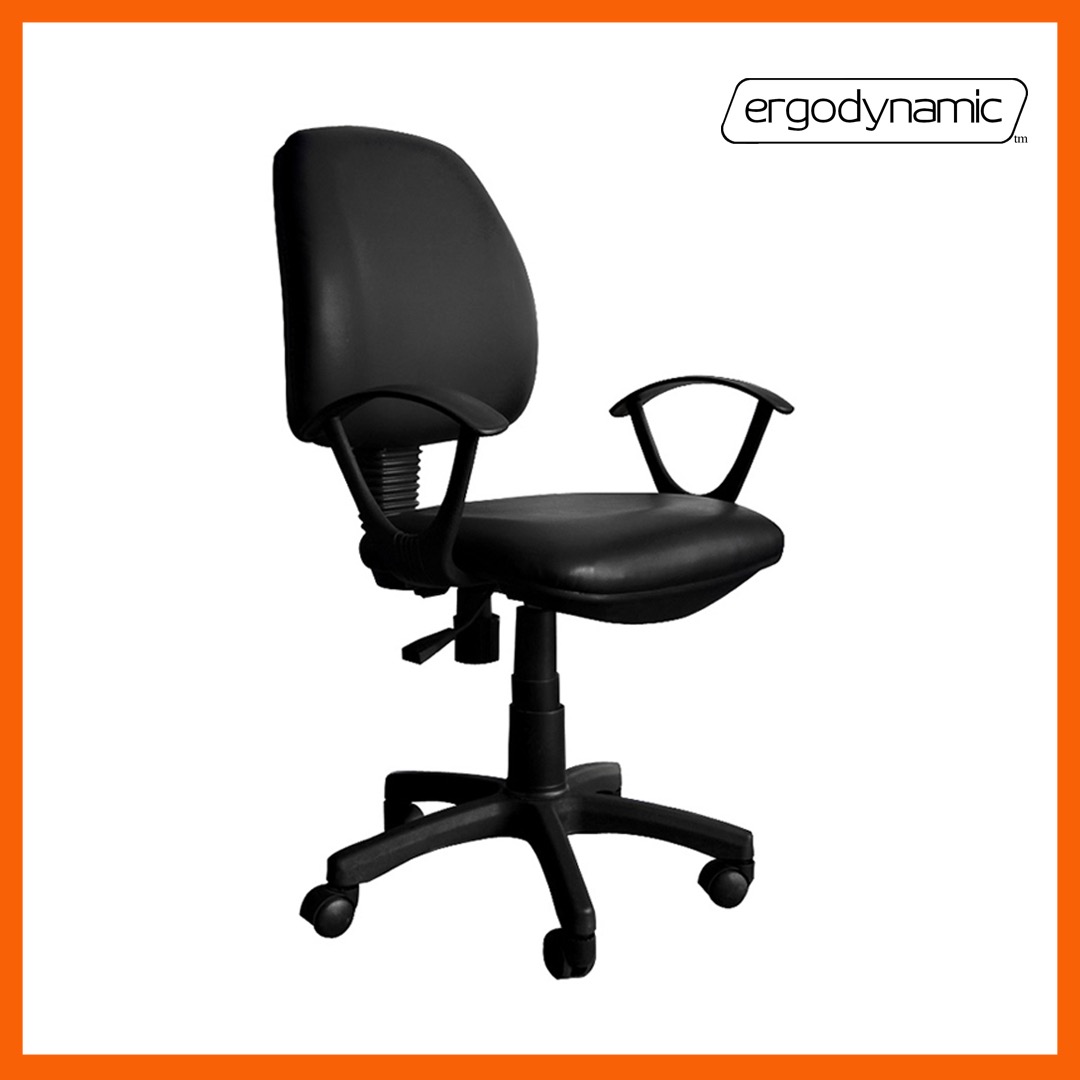 OCA105PVC Mid Back Chair, Task Chair, Mesh Office Staff Chair
