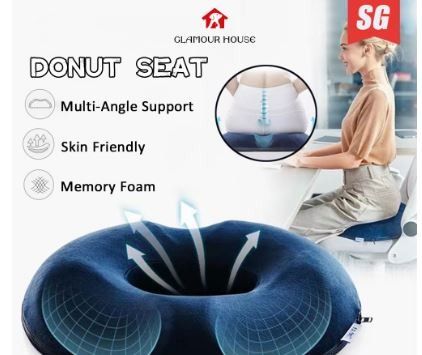 Office Seat Cushion Donut Pillow Hemorrhoid Cushion for Post