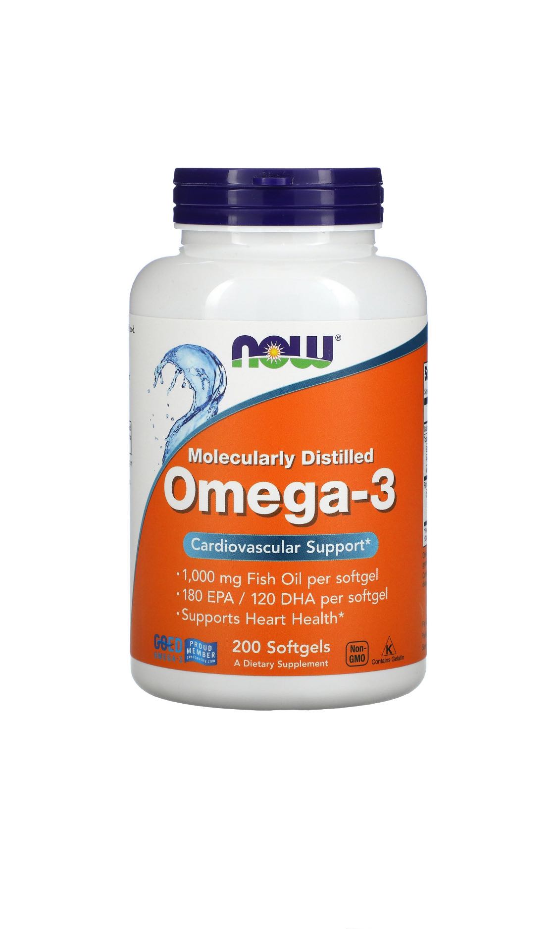 Omega3 180EPA/ 120 DHA, 200 softgels, Health & Nutrition, Health