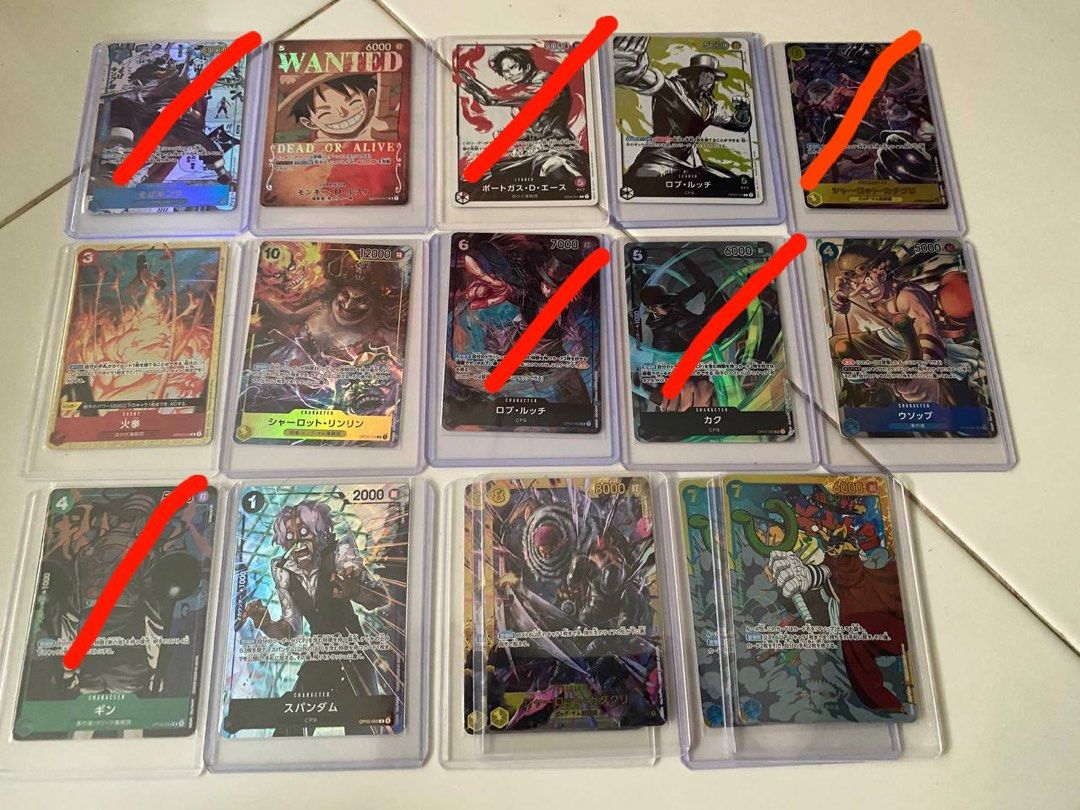 One Piece OP03 OP3 OP03 Mighty Enemies TCG Card Manga Sogeking Leader