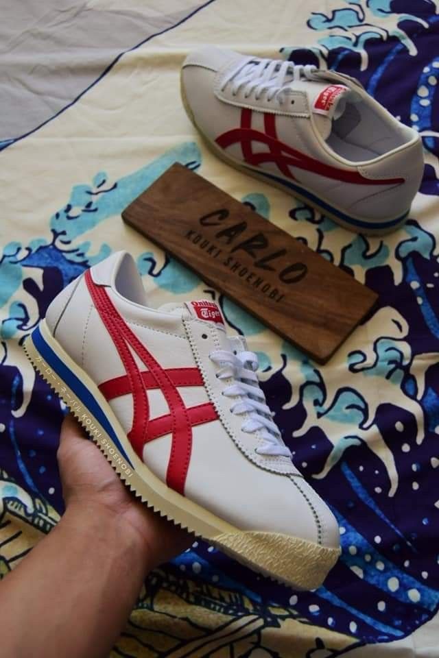 Onitsuka Tiger Corsair White True Red
