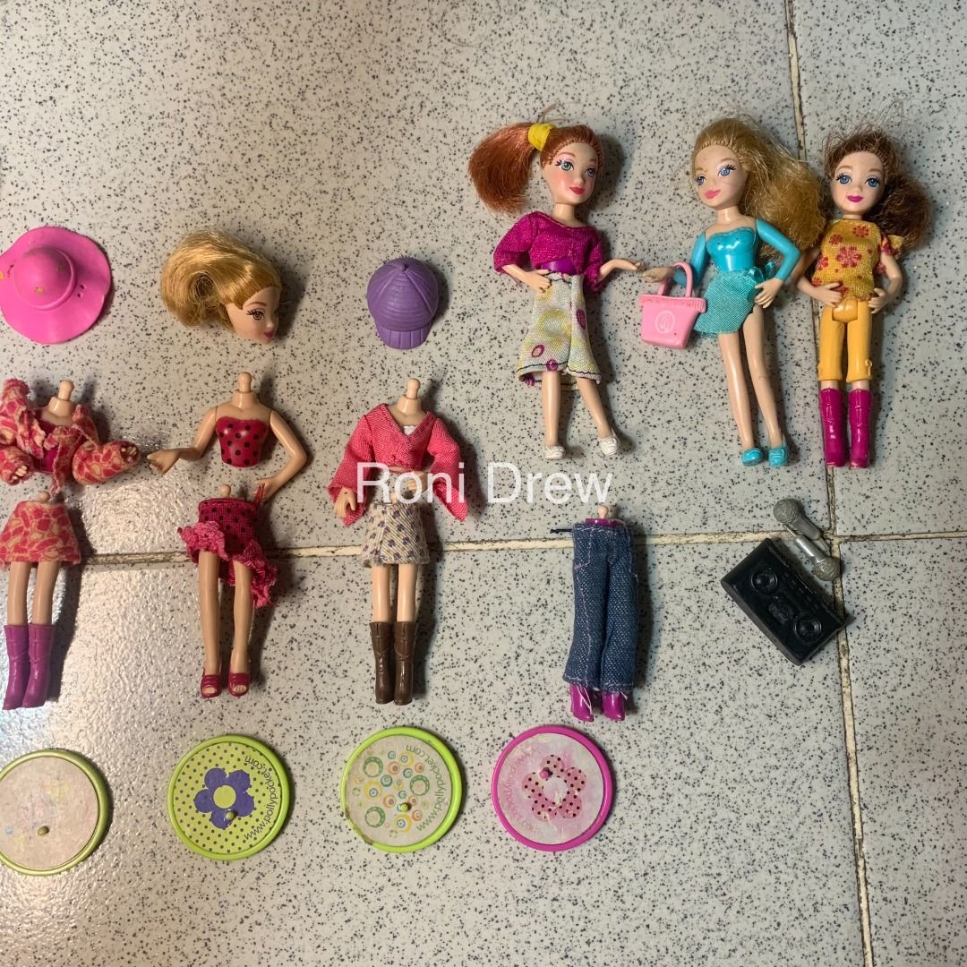 Original Pre loved Polly Pocket Pop n Swap Fashion Frenzy Dance