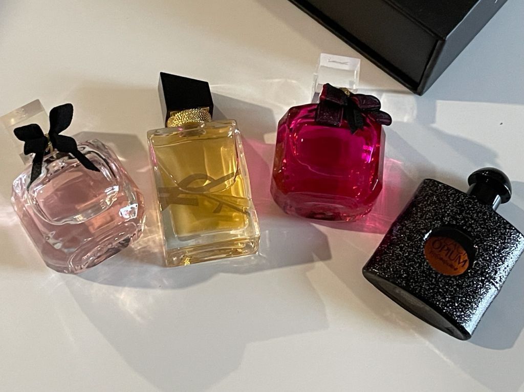 ORIGINAL YVES SAINT LAURENT YSL LUXURY 4IN1 7.5ml each MINI PERFUME SET FOR WOMEN