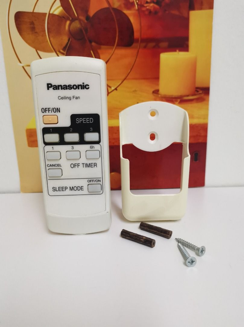 Panasonic Ceiling Fan Remote Control with bracket Set D, Furniture