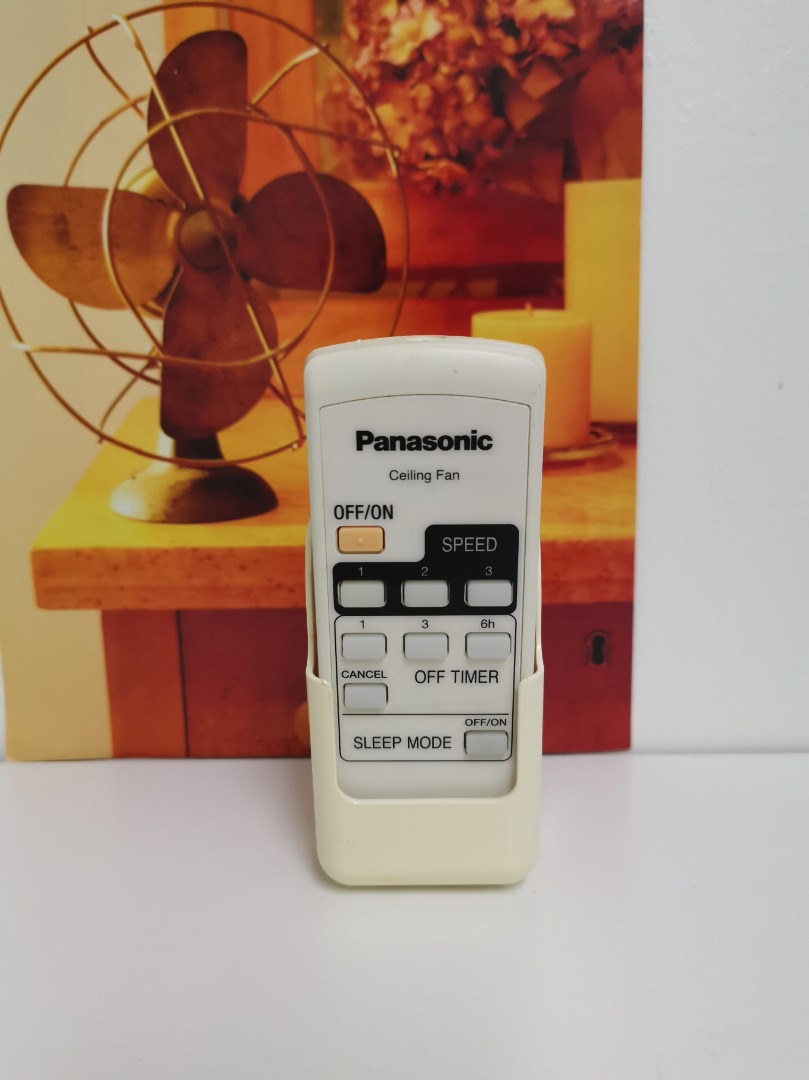 Panasonic Ceiling Fan Remote Control with bracket Set D, Furniture