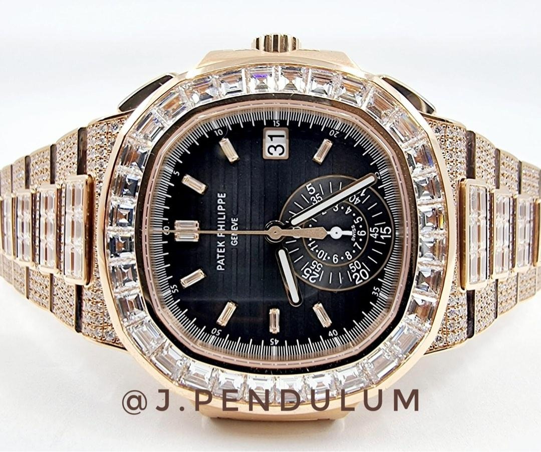 Full diamond patek new arrivals