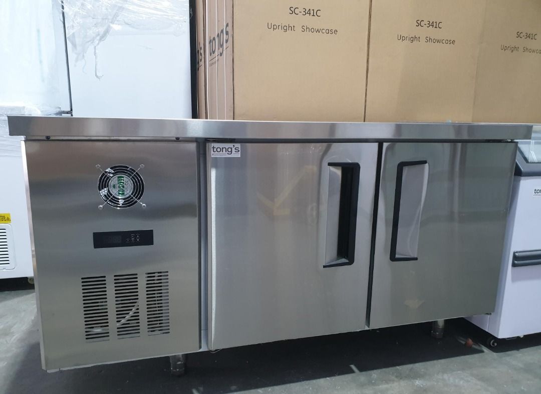 PDF1500 2 DOORS UNDERCOUNTER STAINLESS STEEL FREEZER BLOWER SYSTEM AUTO