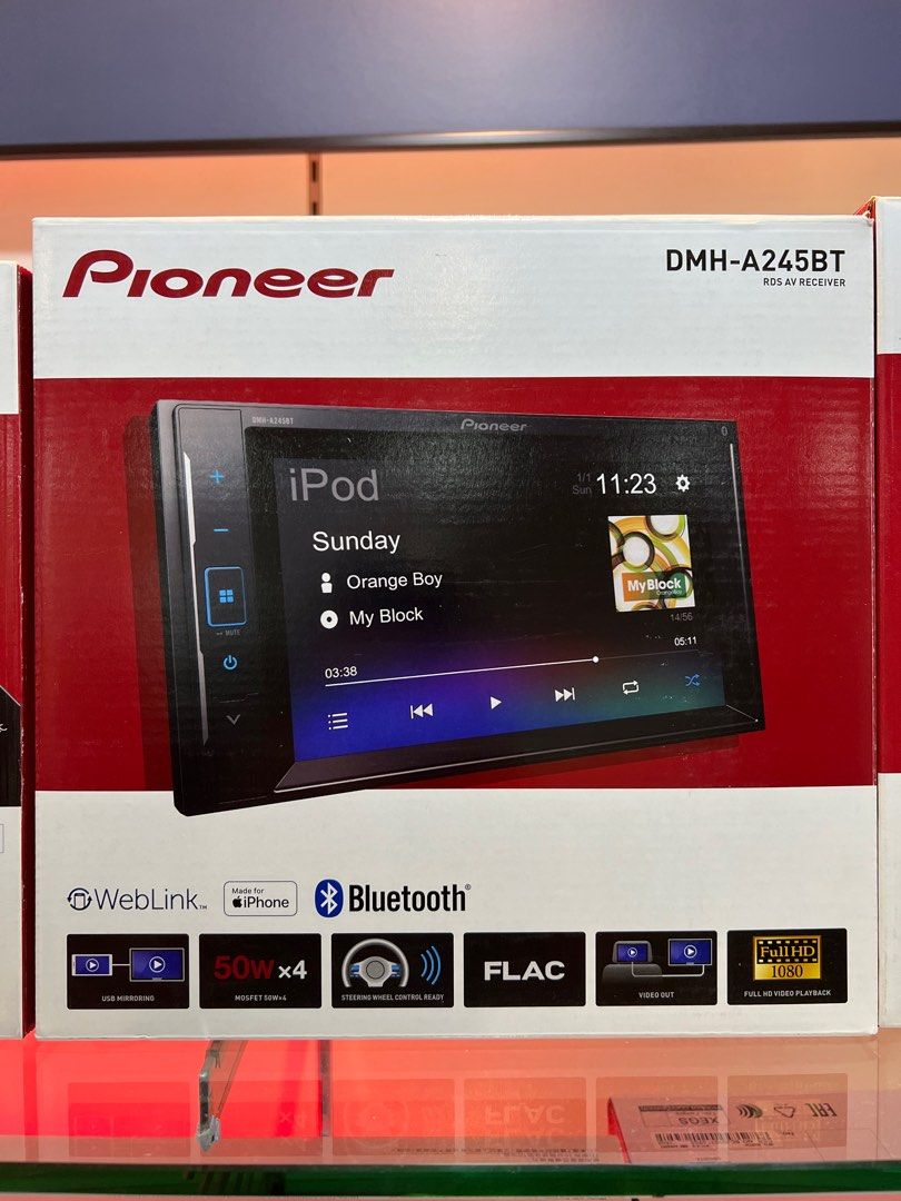 Pioneer car radio DMHA245BT Receiver with installation , Car Radio and
