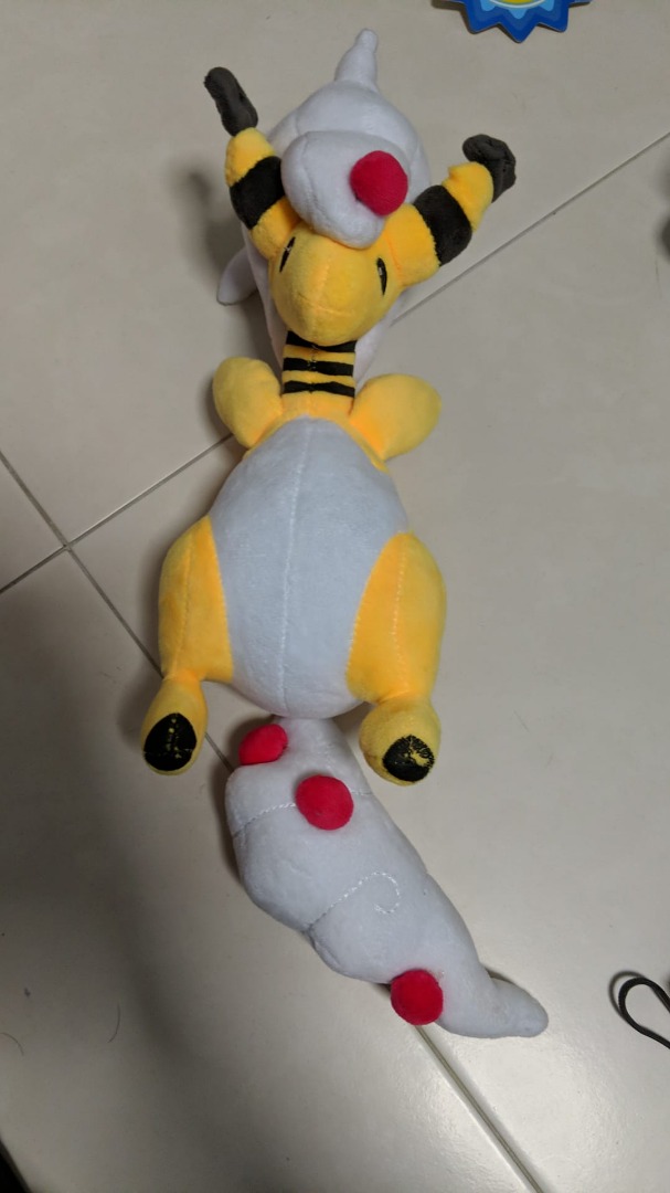 Pokemon Mega Ampharos Plush Hobbies Toys Toys Games on Carousell