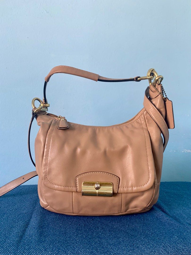 Coach kristin leather hobo top