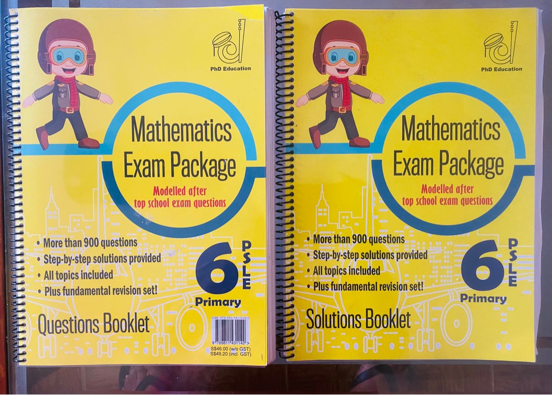 Primary 6 PSLE Math Model Exam Questions/Solution Booklet, Hobbies