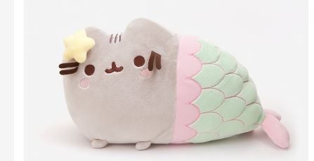 Pusheen Mermaid with Star Plush Toy 12 Inches. Authentic Soft Toy