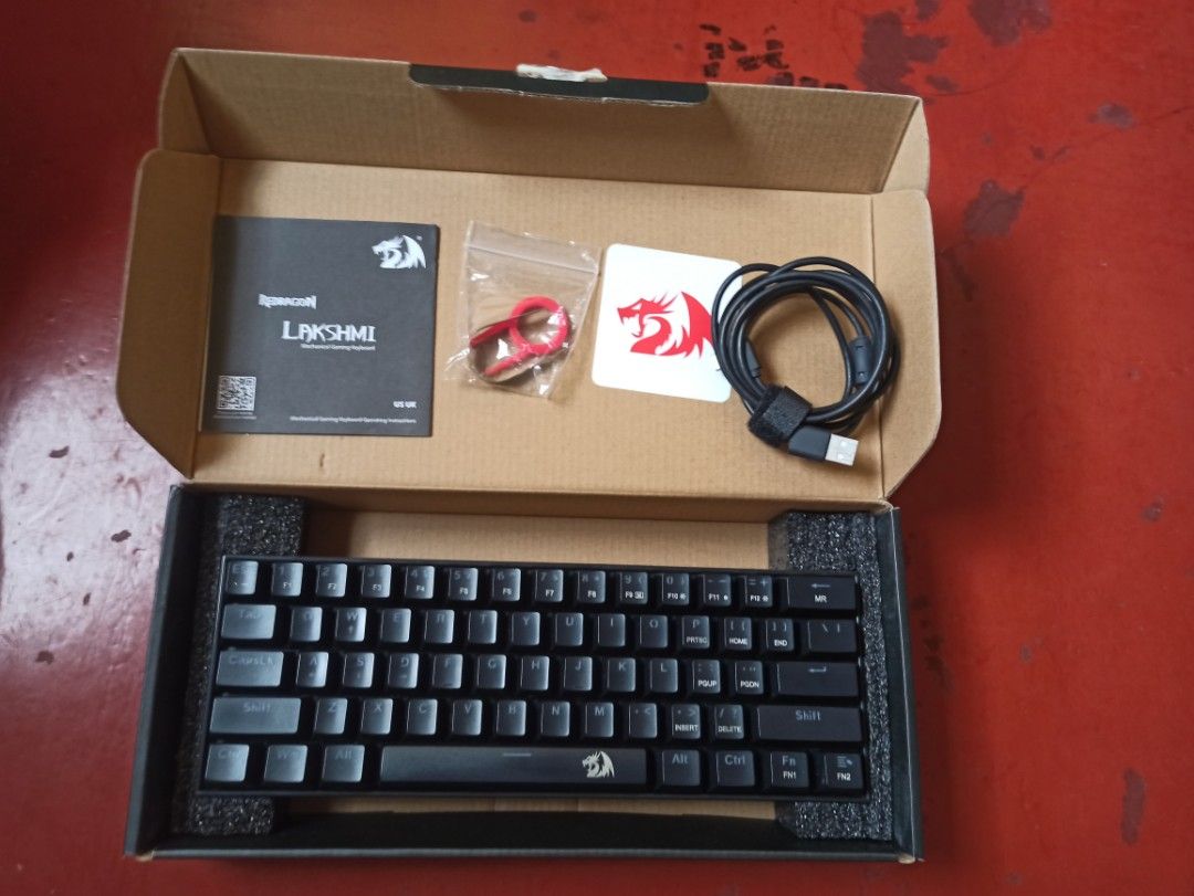 Redragon Lakshmi K606 60% Layout Wired Mechanical Keyboard, Computers ...