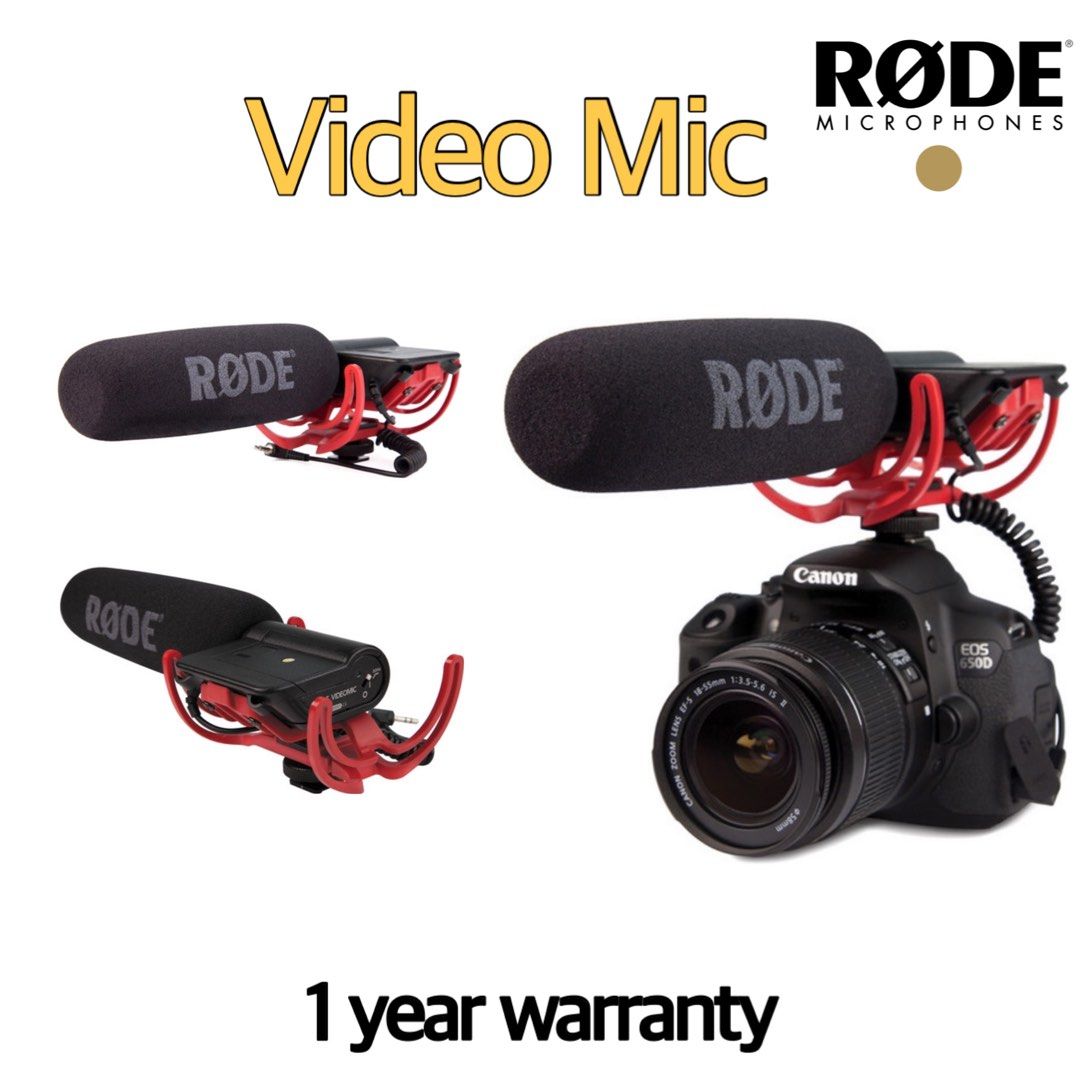 RODE Video Mic Shotgun microphone , Audio, Microphones on Carousell